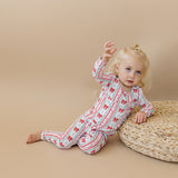 Bamboo Two Piece Set | Retro Candy Cane