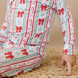 Bamboo Two Piece Set | Retro Candy Cane