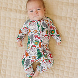 Bamboo Zip Romper | Christmas Vibes