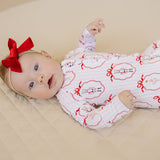 Bamboo Zip Romper | Pink Nutcracker