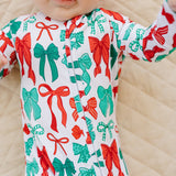 Bamboo Zip Romper | Merry Bows