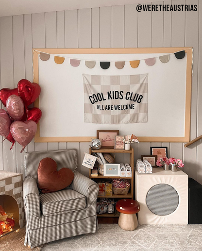 Cool Kids Club Banner | Fabric Wall Sign