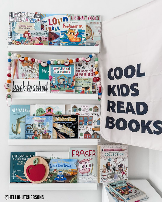 Cool Kids Read Books Banner | Reading Bookish Wall Decor