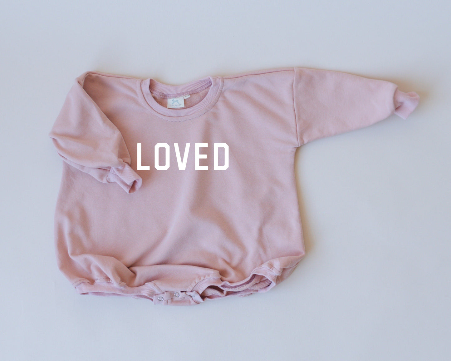 Loved Sweatshirt Romper - More Colors Available