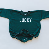 Lucky Sweatshirt Romper - more colors