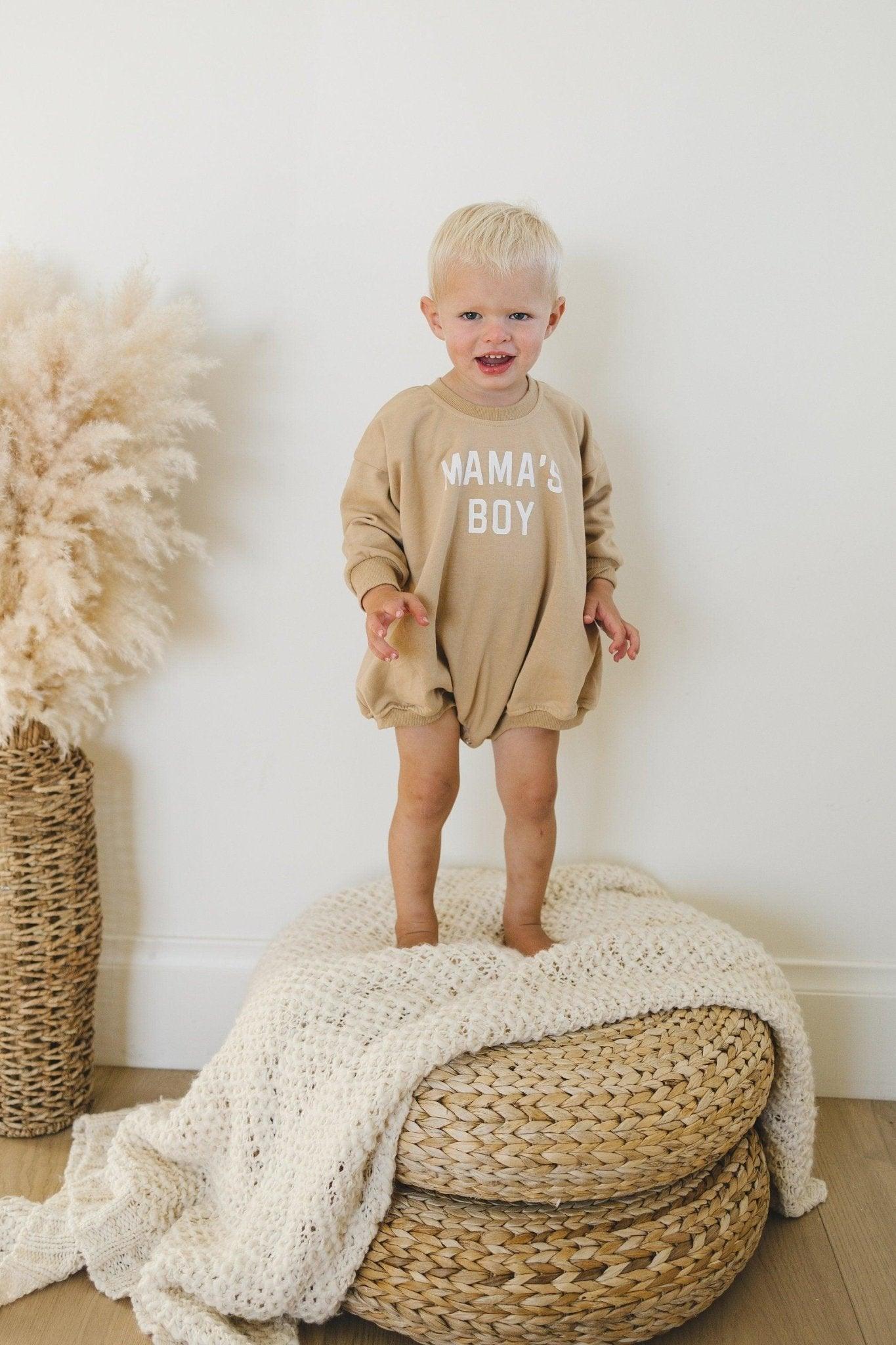 Mama's Boy Sweatshirt Romper - more colors