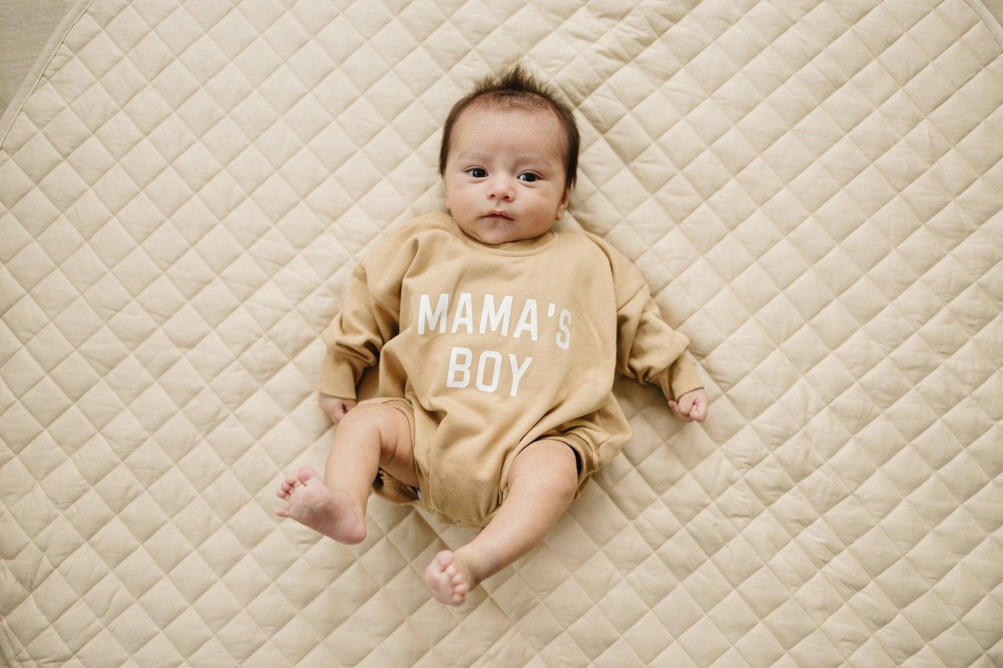 Mama's Boy Sweatshirt Romper - more colors