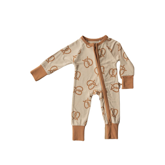 Pretzel | Bamboo Zip Romper