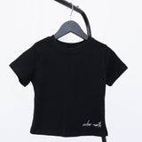 SCRIPT TEE - ONYX