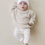 Smiley Beanie | White