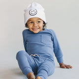 Smiley Beanie | White