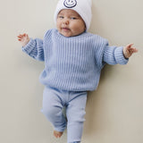 Smiley Beanie | White