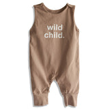 Romper - Wild Child (Tan)